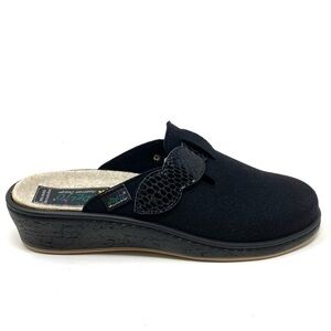 Fidelio Franni Clogs felt wool black